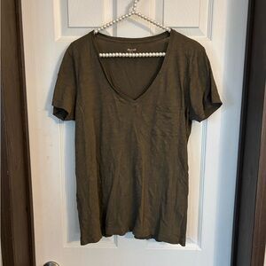 Madewell Deep Olive Short Sleeve Tee